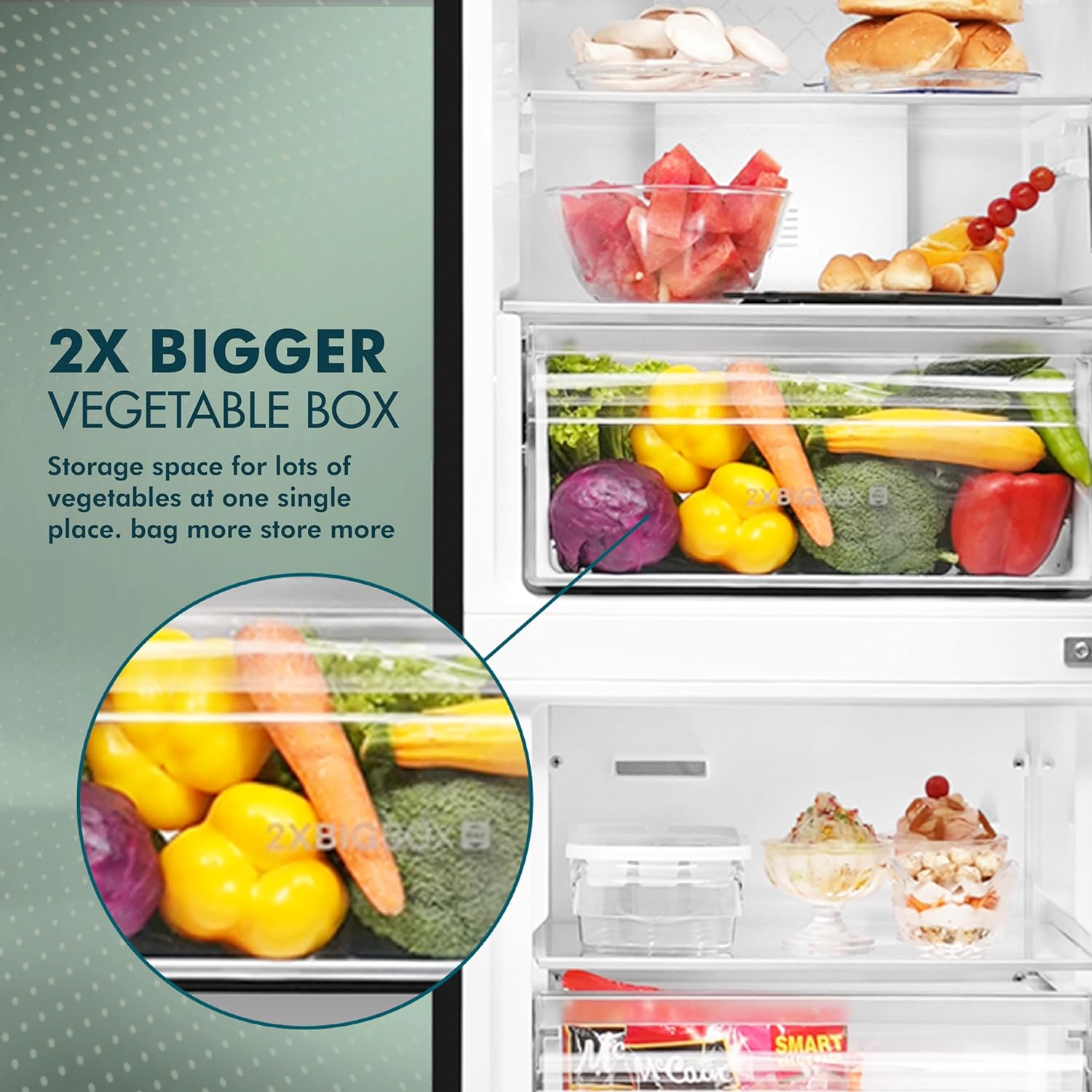 Haier 325 L, 3 Star, Convertible 14-in-1 Triple Inverter Double Door Refrigerator