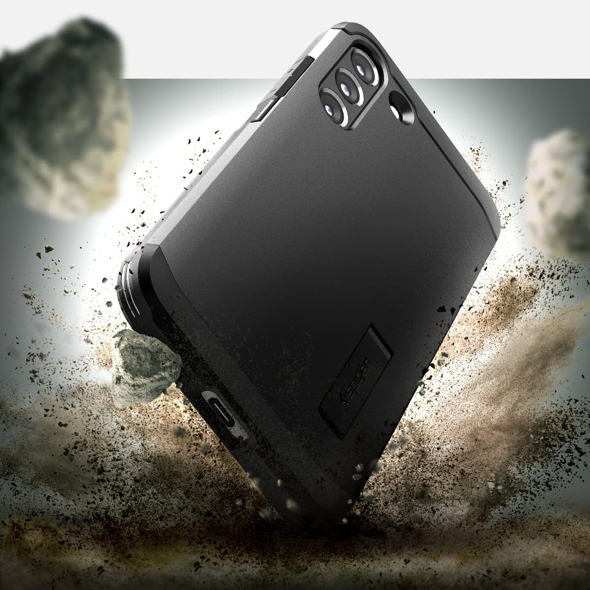 Spigen Tough Armor Back Cover Case Compatible with Galaxy S22