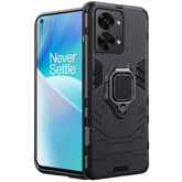 Protect Tough Armor OnePlus Nord 2T 5G Bumper Back Case Cover | Ring Holder & Kickstand in-Built | 360 Degree Protection Back Case