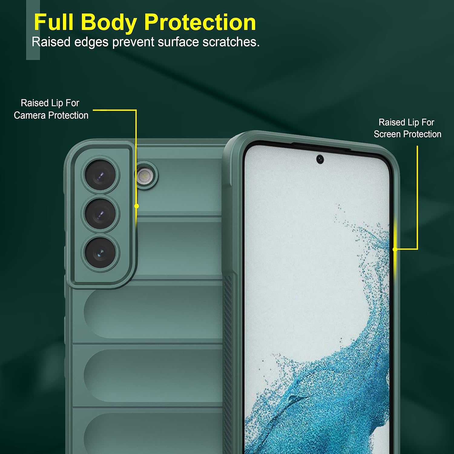 Protect Back Case Cover for Samsung Galaxy S22 5G | Compatible for Samsung Galaxy S22 5G Back Cover | Liquid Silicon Case