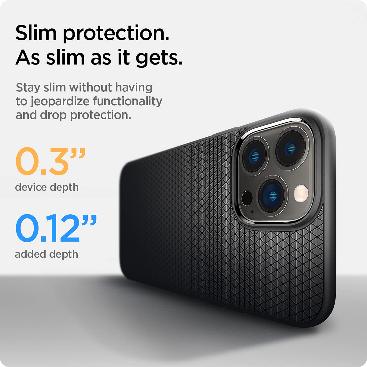Spigen Liquid Air Back Cover Case Compatible with iPhone 13 Pro