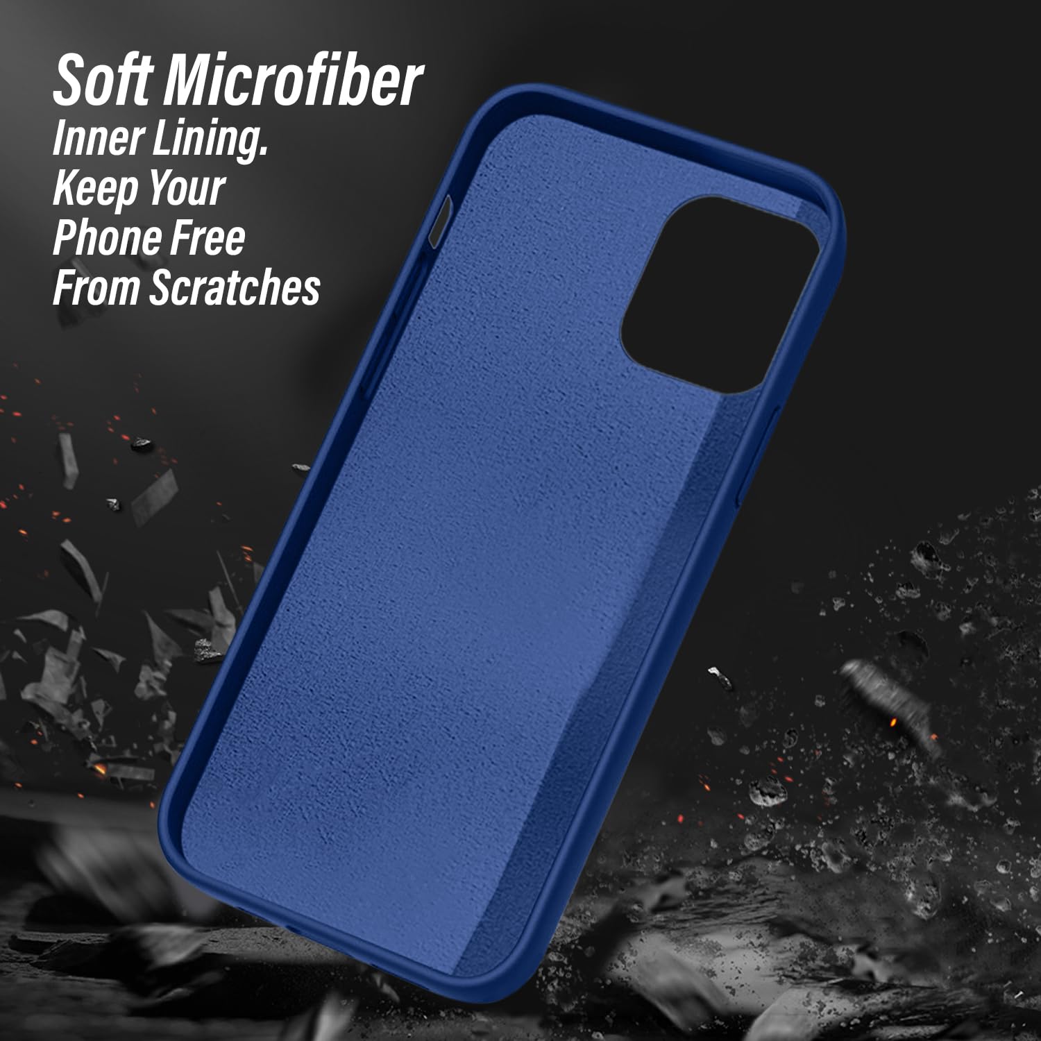Protect Liquid Silicone Back Cover for realme P1 Pro 5G | Inner Microfiber Velvet | Camera Protection Anti Shock Back Case