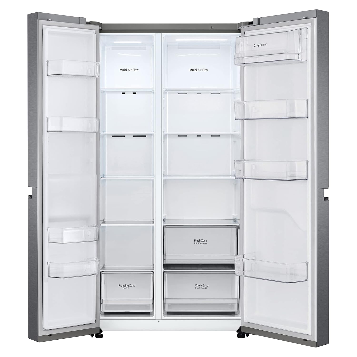 LG 688 L Frost-Free Smart Inverter Compressor Side-By-Side Refrigerator