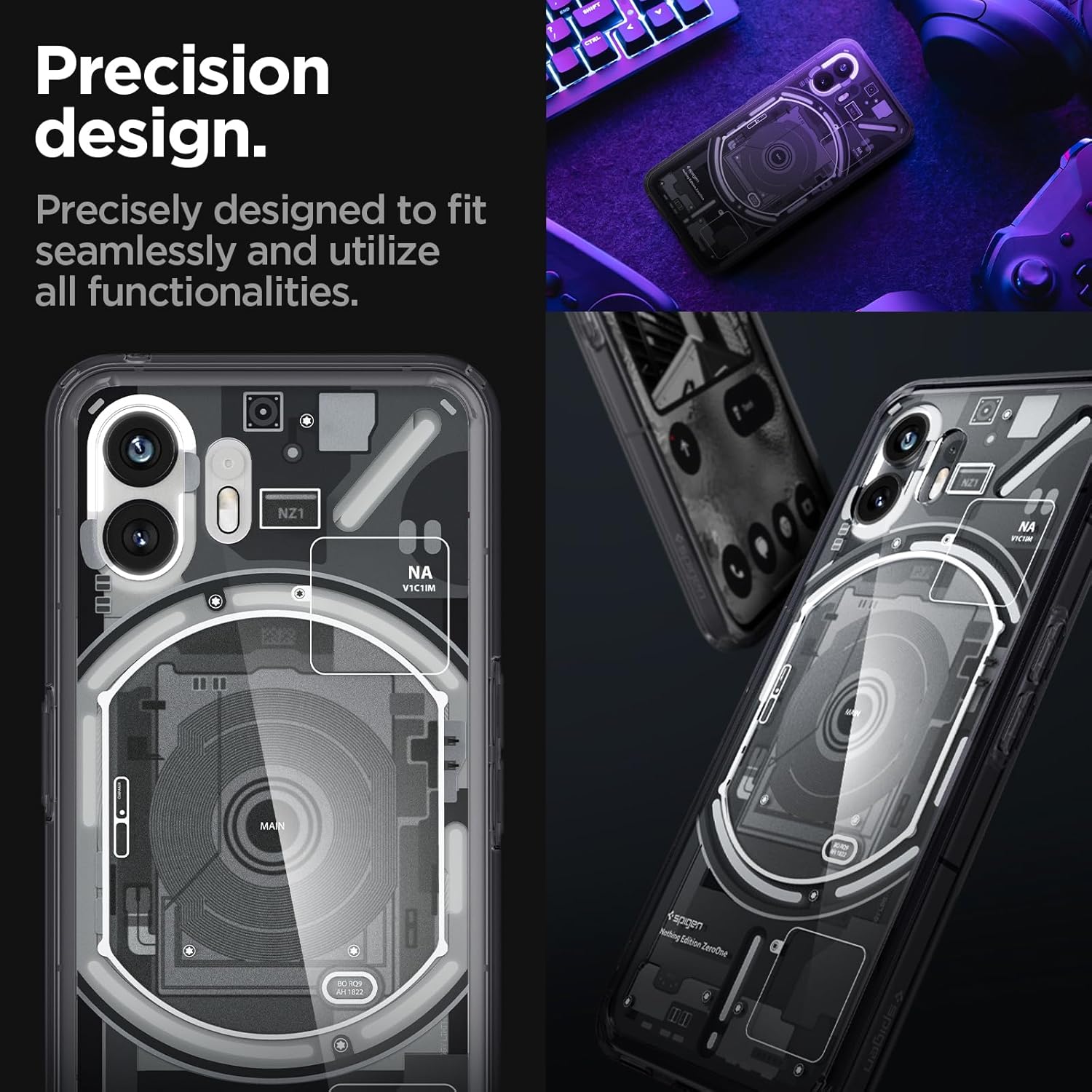 Spigen Ultra Hybrid Back Cover Case Compatible with Nothing Phone 2
