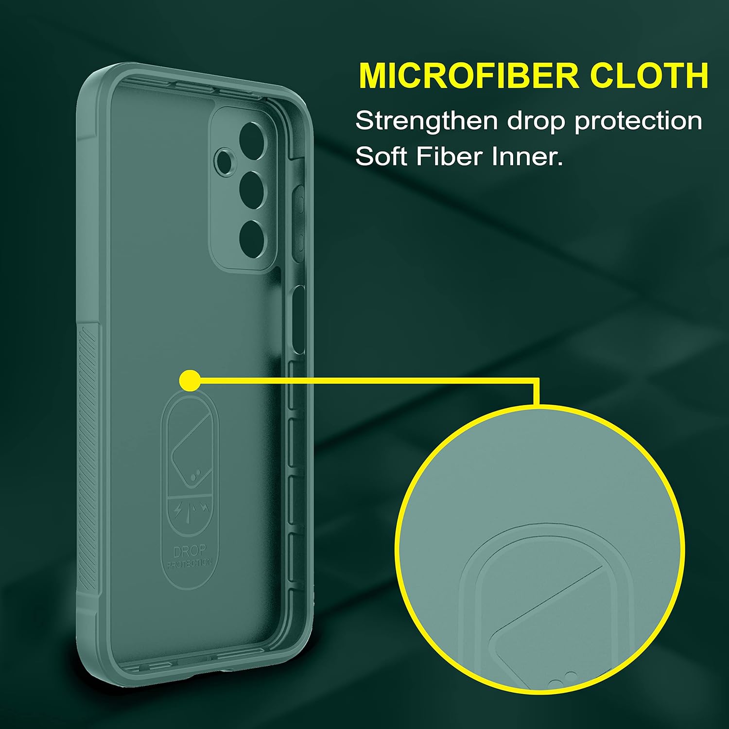 Protect Back Case Cover for Samsung Galaxy M14 5G | Compatible for Samsung Galaxy M14 5G Back Cover | Liquid Silicon Case