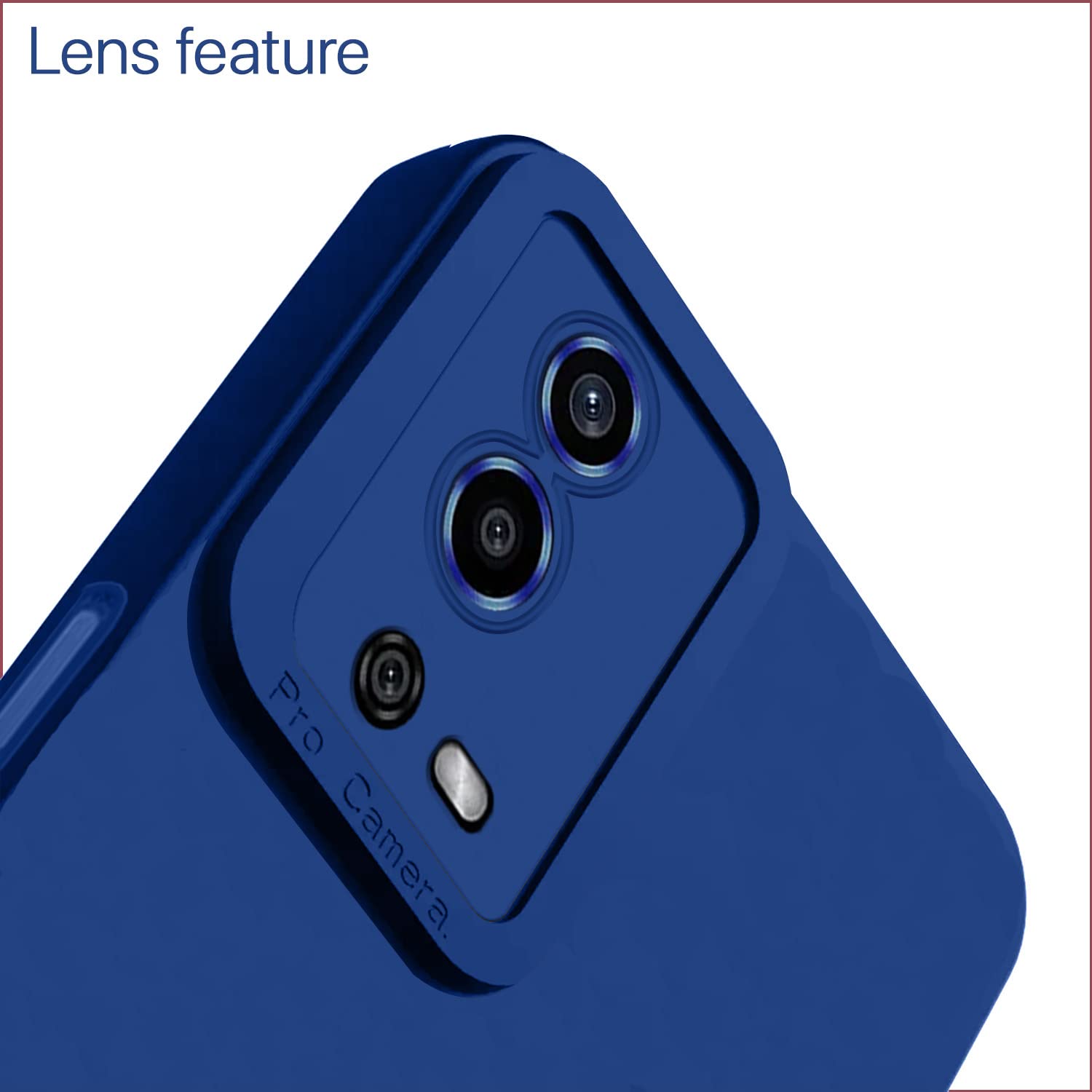 Protect Oppo A55 Back Cover Soft Matte Liquid Silicone TPU | Camera Protection | Shockproof Slim Back Case