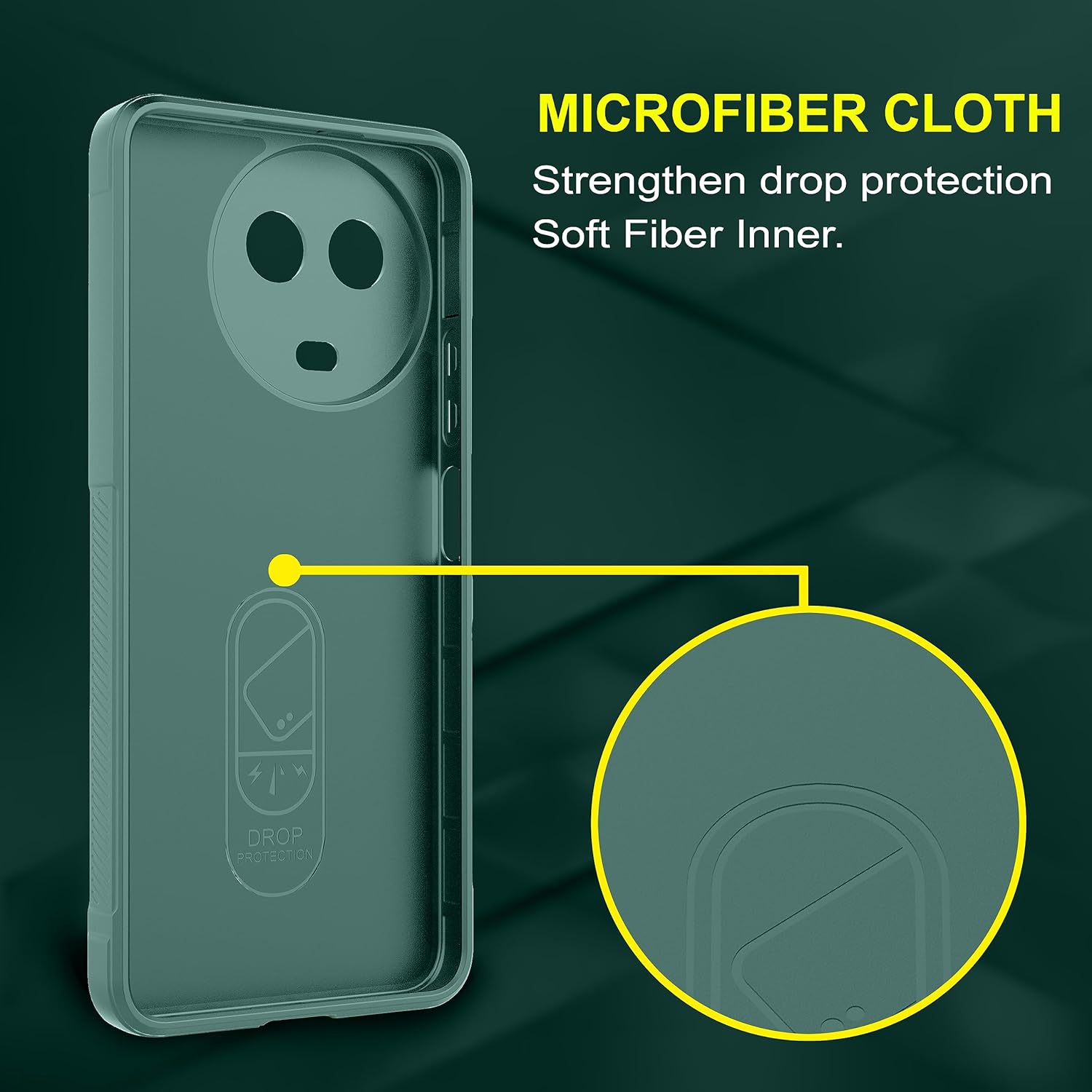 Portect Back Case Cover for Realme C67 5G | Liquid Silicon Case for Realme C67 5G with Camera Protection