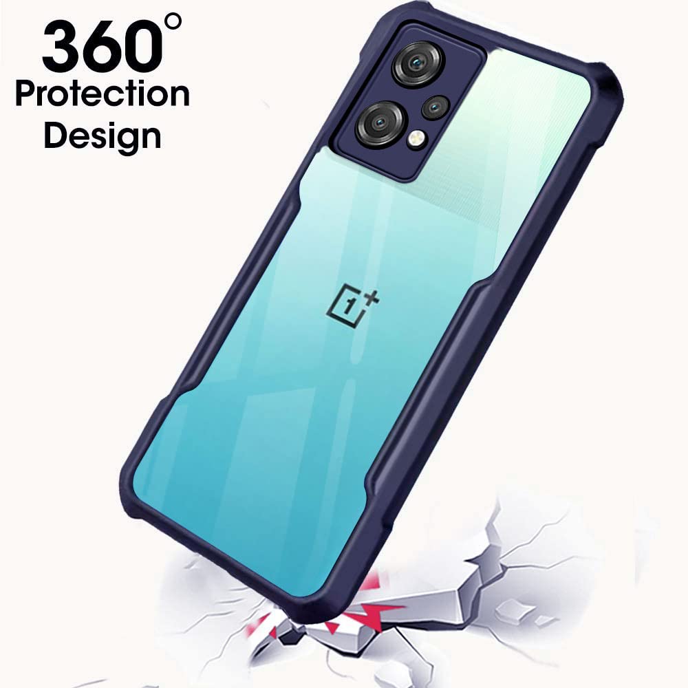 Protect Shockproof Clear Back Cover Case for OnePlus Nord CE 2 Lite 5G | 360 Degree Protection | Hard Transparent Back Cover Case