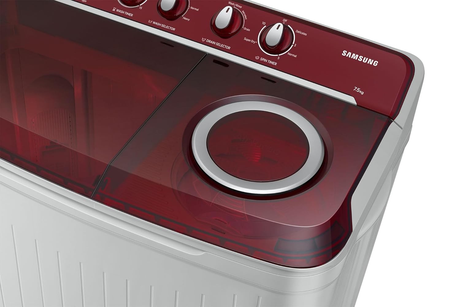 Samsung 7.5 Kg Inverter 5 Star Semi Automatic Top Load Washing Machine
