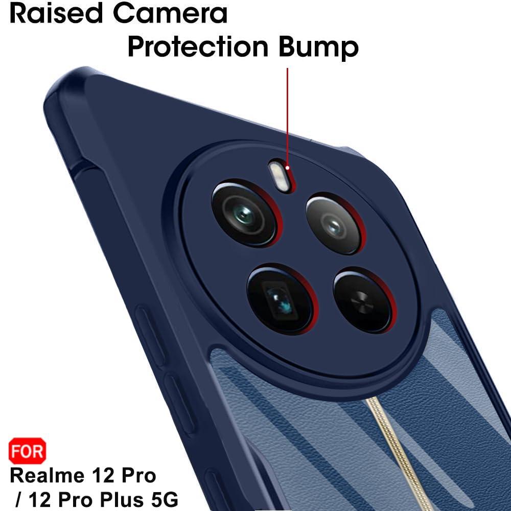 Protect ShockProof Crystal Clear Back Cover Case For Realme P1 Pro