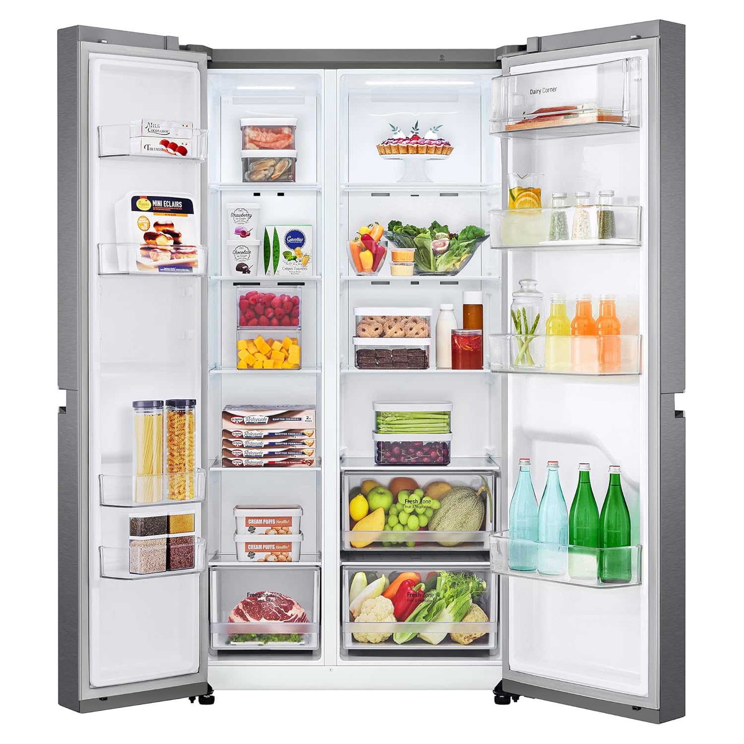 LG 688 L Frost-Free Smart Inverter Compressor Side-By-Side Refrigerator