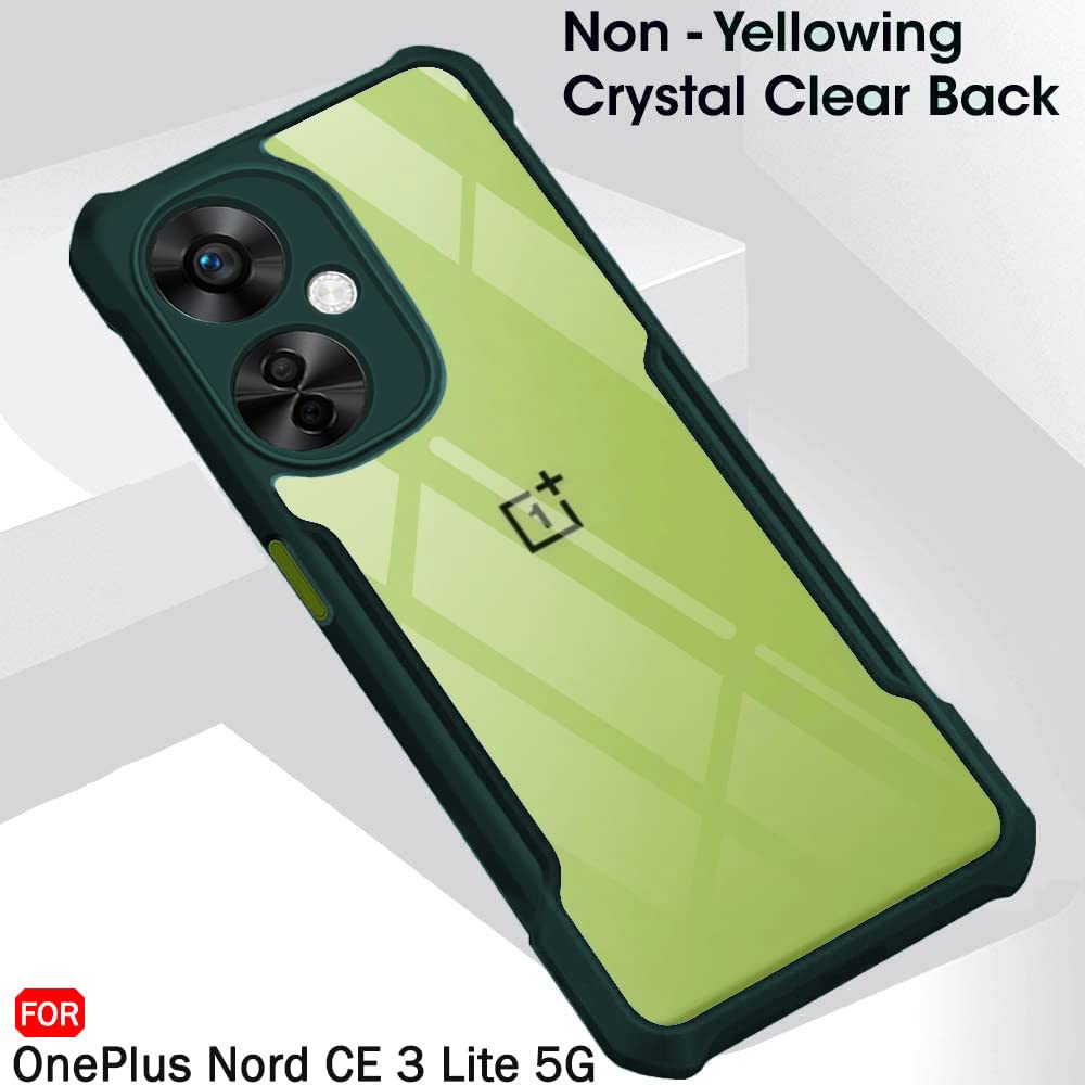Protect Crystal Clear Back Cover Case for OnePlus Nord CE 3 Lite 5G | 360 Degree Protection | Shock Proof Design
