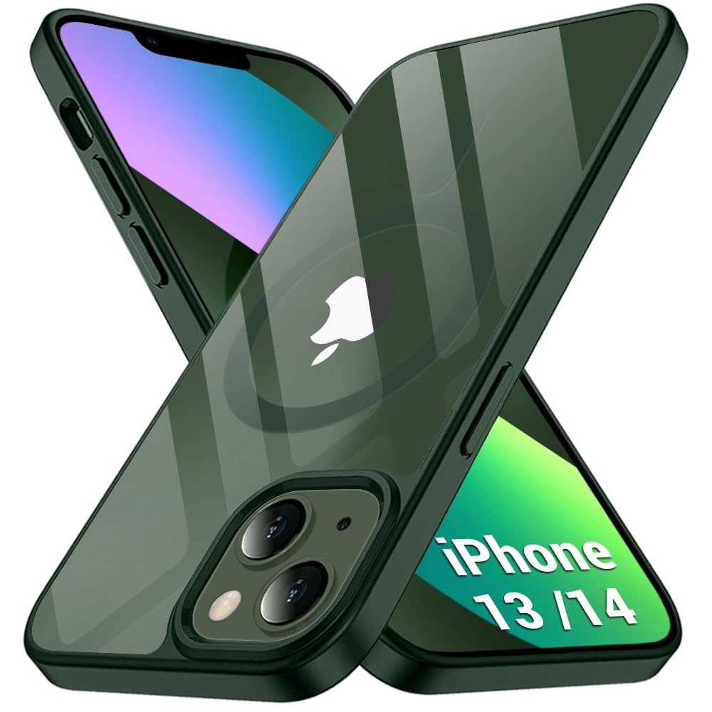 Protect Ultra-Hybrid Back Cover Case for iPhone 14 Compatible with MagSafe | Camera Protection | Crystal Clear Transparent Back Cover
