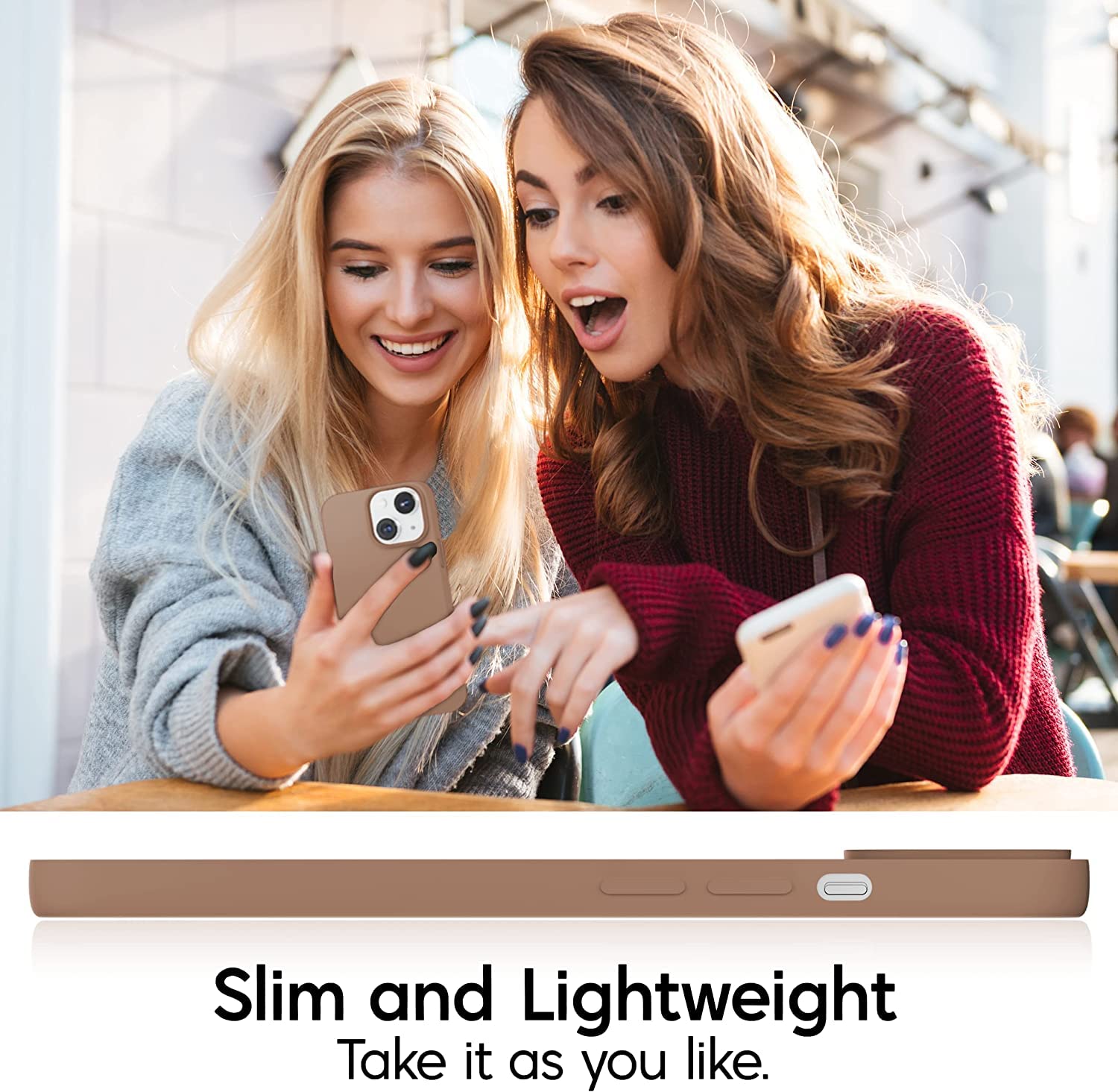 Protect Microfiber Candy Case Compatible for iPhone 13 Shockproof Slim Back Cover Liquid Silicone Case