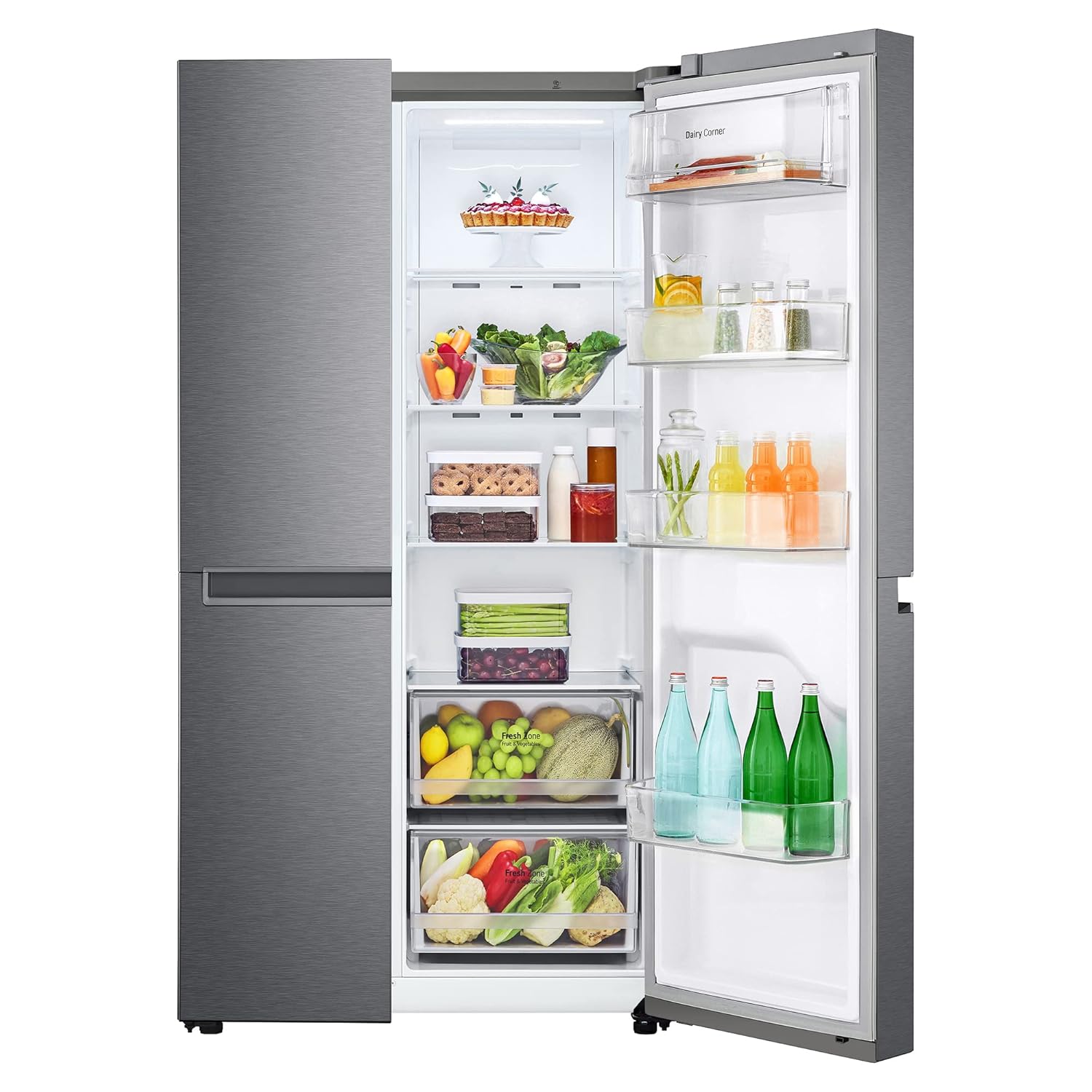 LG 688 L Frost-Free Smart Inverter Compressor Side-By-Side Refrigerator
