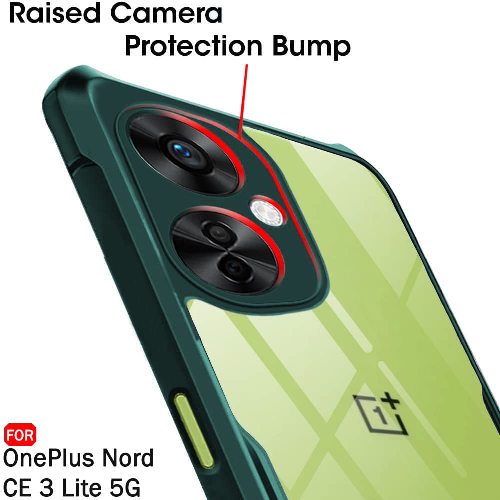 Protect Crystal Clear Back Cover Case for OnePlus Nord CE 3 Lite 5G | 360 Degree Protection | Shock Proof Design