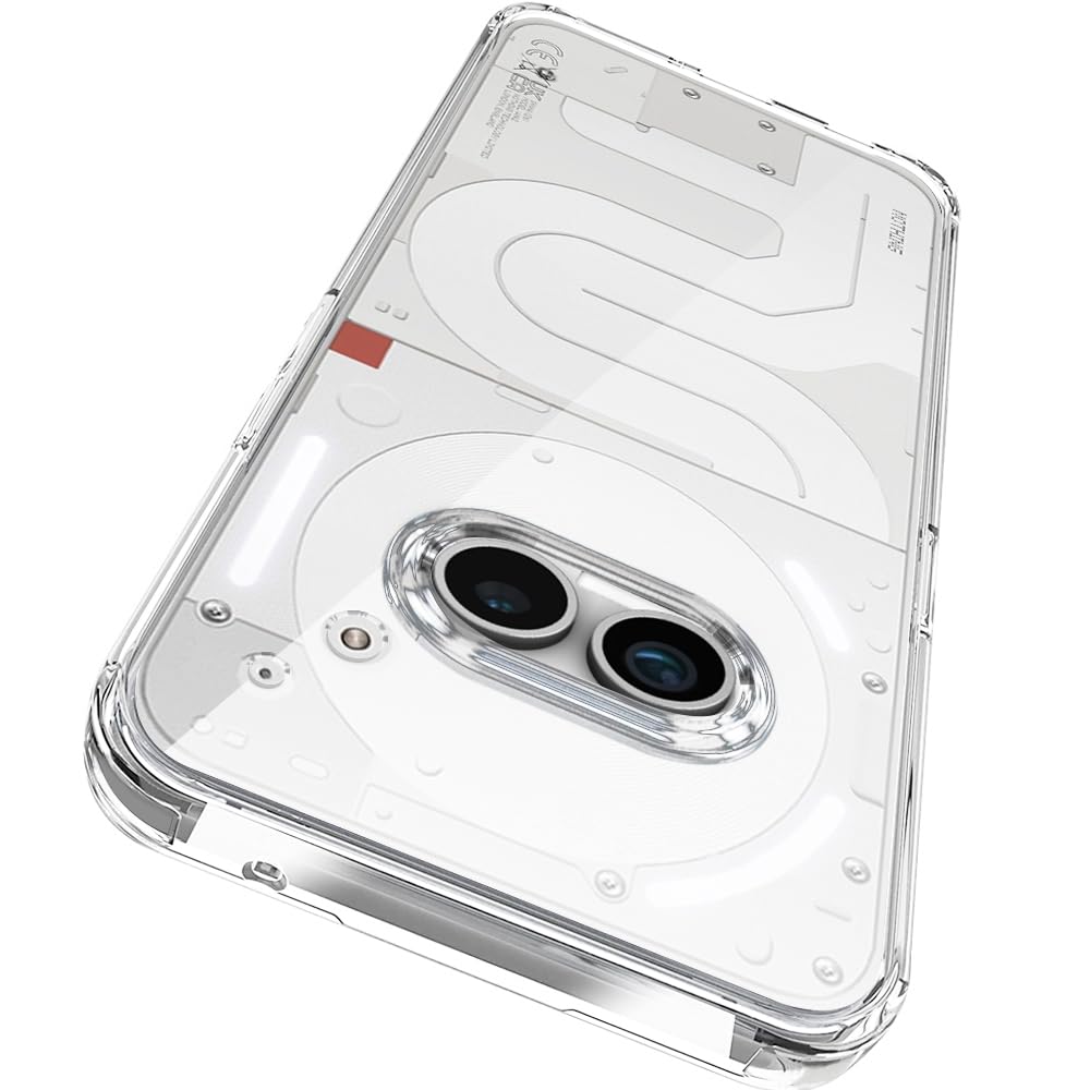 Protect Ultra-Hybrid Shockproof Back Cover Case for Nothing Phone 2a Plus | Camera Protection Bump | Hard Back Cover for Nothing Phone 2A (PC & TPU, Crystal Clear Back, Black Sides)
