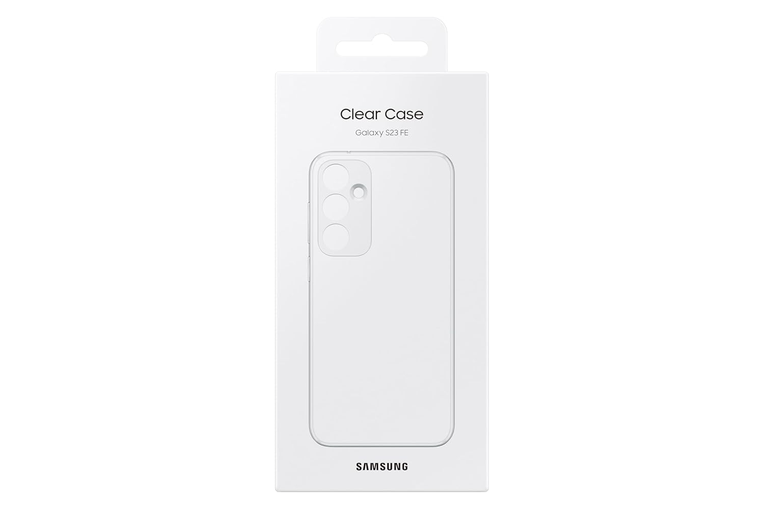 Samsung Galaxy S23 Fe Clear Case, Transparent - Polycarbonate