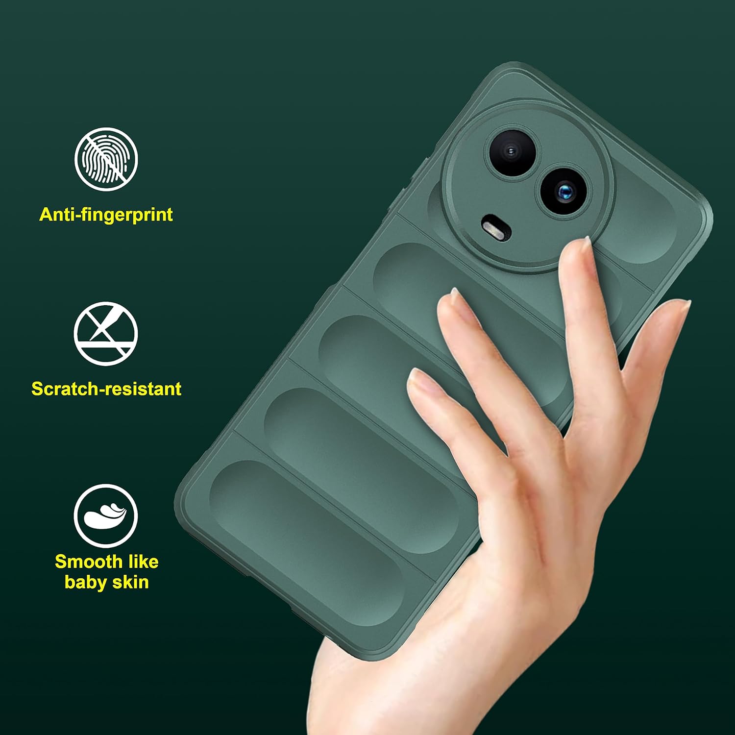 Portect Back Case Cover for Realme C67 5G | Liquid Silicon Case for Realme C67 5G with Camera Protection