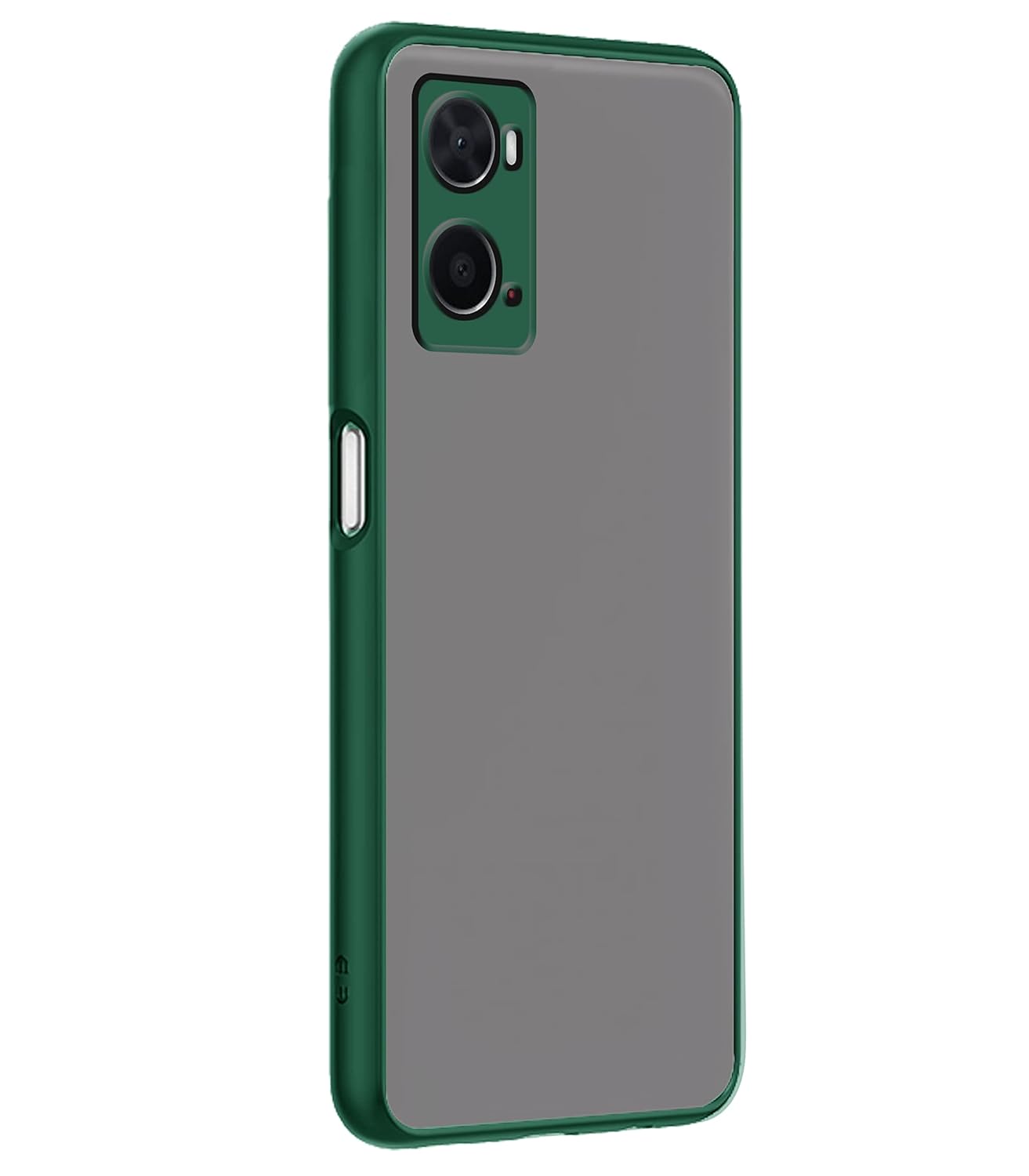 Protect Oppo A76 / Oppo A96 / Oppo A36 Back Cover | Hybrid Smoked Back | Full Camera Protection | Raised Edges | Super Soft-Touch | Bumper Case