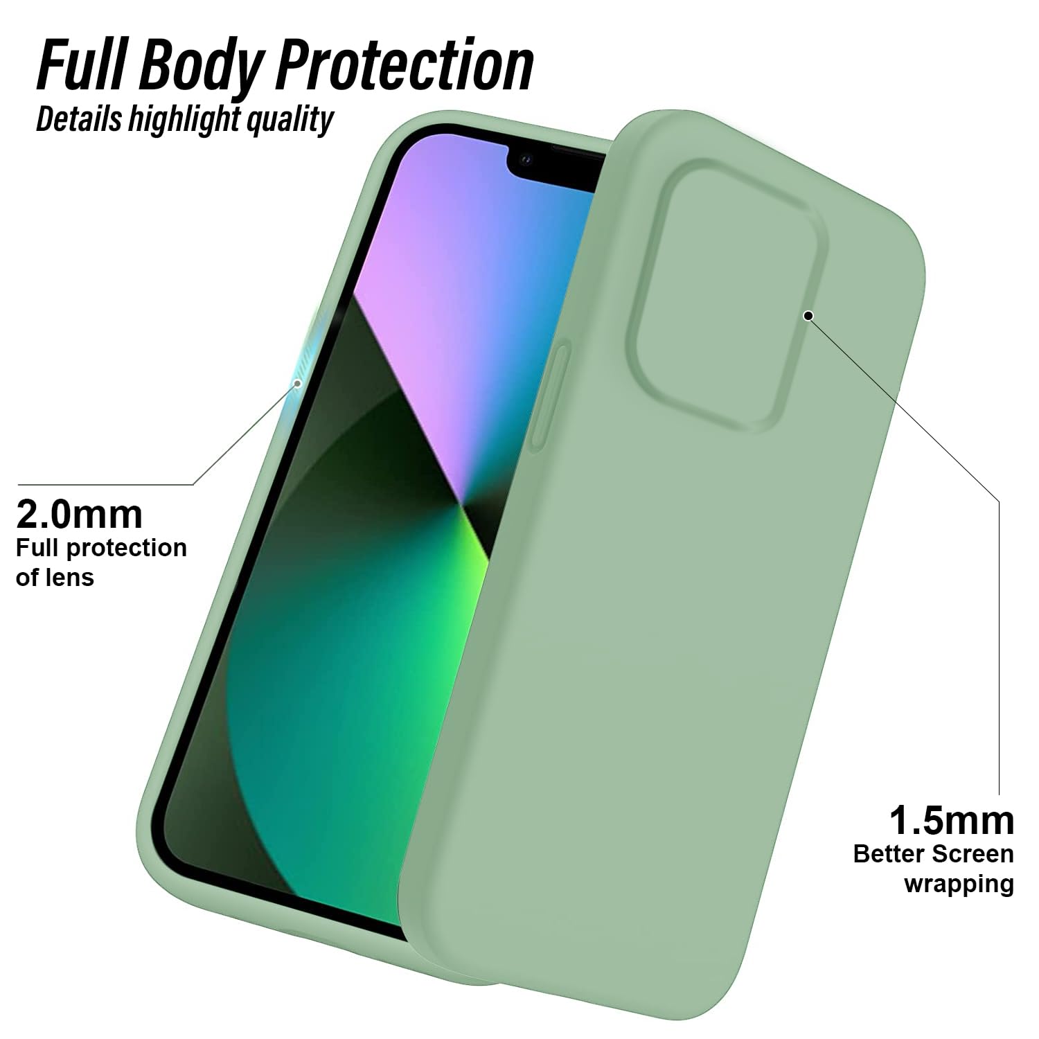 Protect Liquid Silicone Back Cover for realme P1 Pro 5G | Inner Microfiber Velvet | Camera Protection Anti Shock Back Case