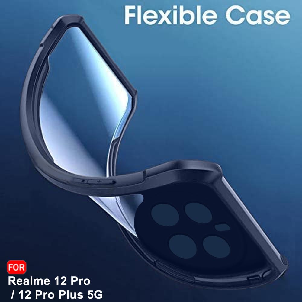 Protect ShockProof Crystal Clear Back Cover Case For Realme P1 Pro