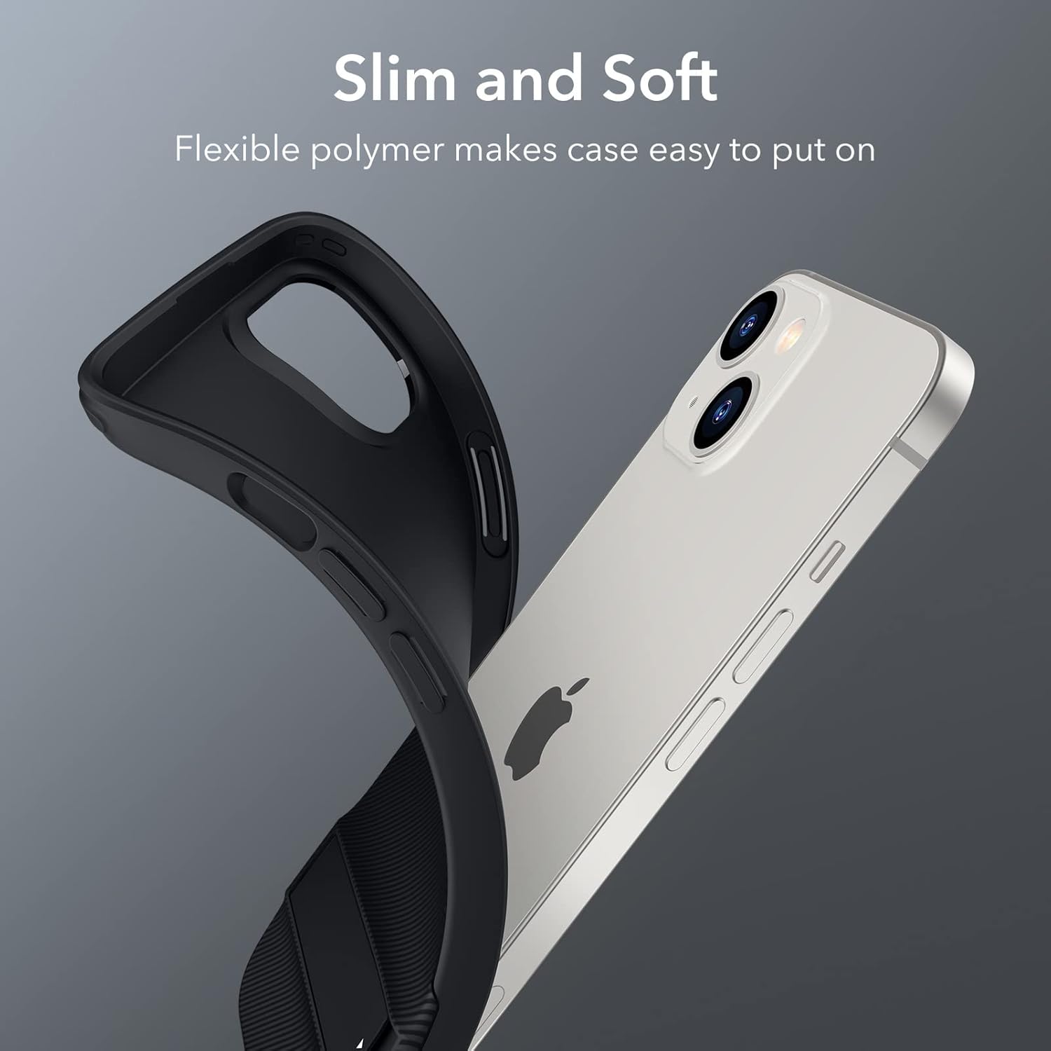 Protect for iPhone 14 Cover with Adjustable Stand, Military-Grade Drop Protection, 3 Stand Modes, TPU, Supports Wireless Charging, Boost Slim Patented Metal Kickstand Phone Back Case