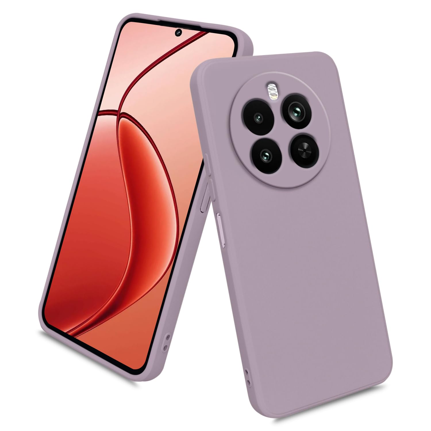 Protect Liquid Silicone Back Cover for realme P1 Pro 5G | Inner Microfiber Velvet | Camera Protection Anti Shock Back Case