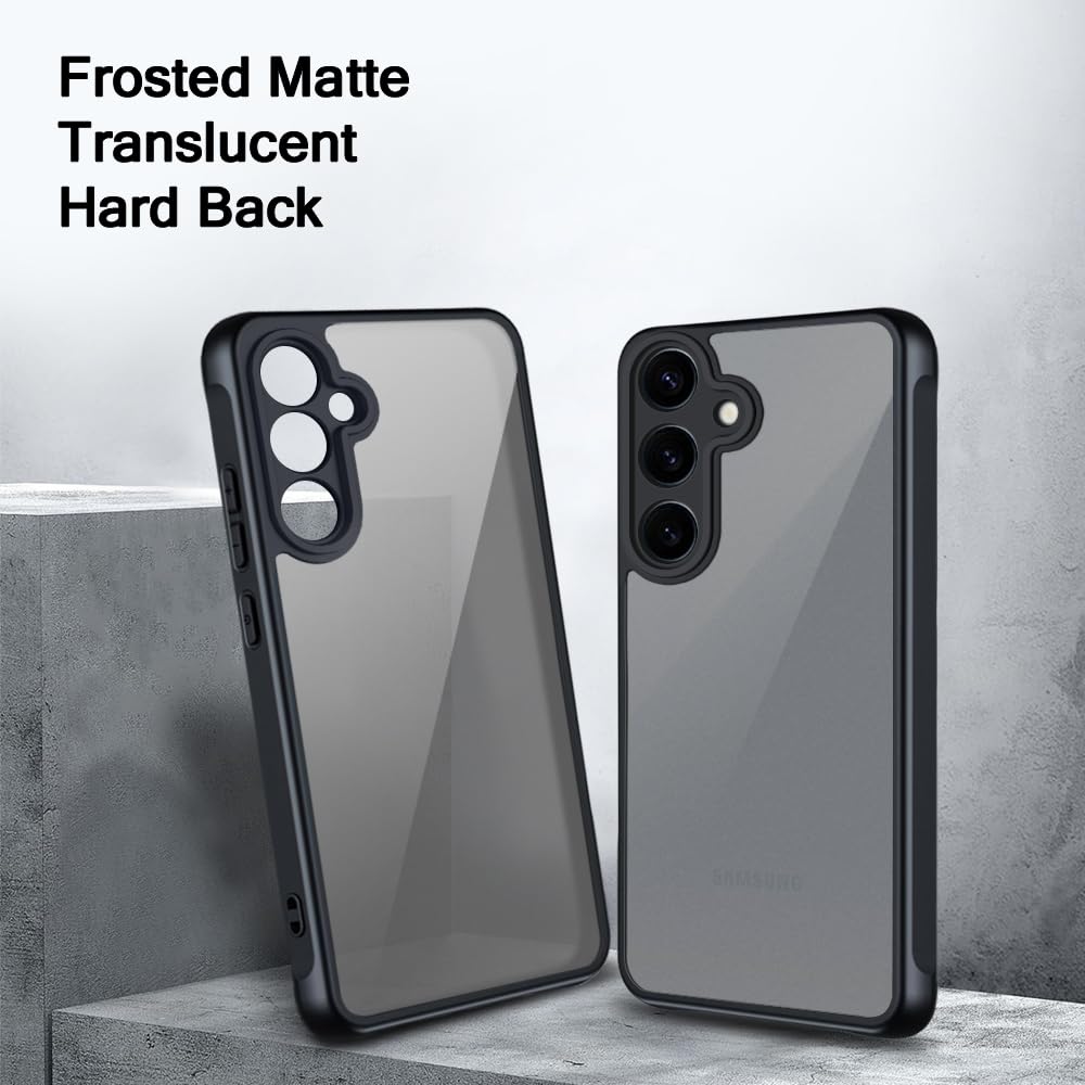 Protect Ultra-Hybrid Shockproof Back Cover Case for Samsung Galaxy A55 5G | Camera Protection Bump | Hard Back Cover Case