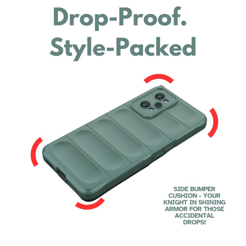 Protect Liquid Silicon Back Cover Case for Realme GT 2 Pro 5G, Shockproof Military Grade Protection with Micro-Fibre Inner Side, Built-in Anti-Slip Grip