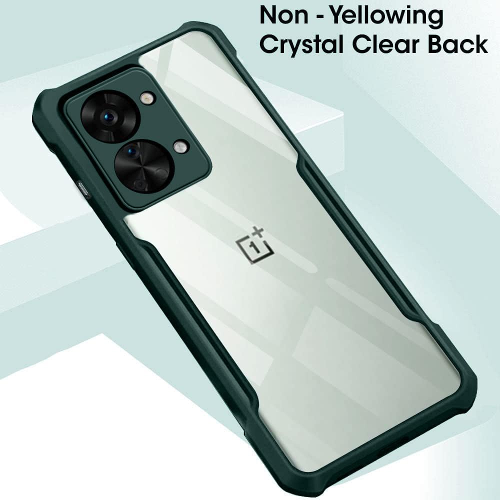 Protect Shockproof Clear Back Cover Case for OnePlus Nord 2T 5G | 360 Degree Protection | Hard Transparent Back Cover Case