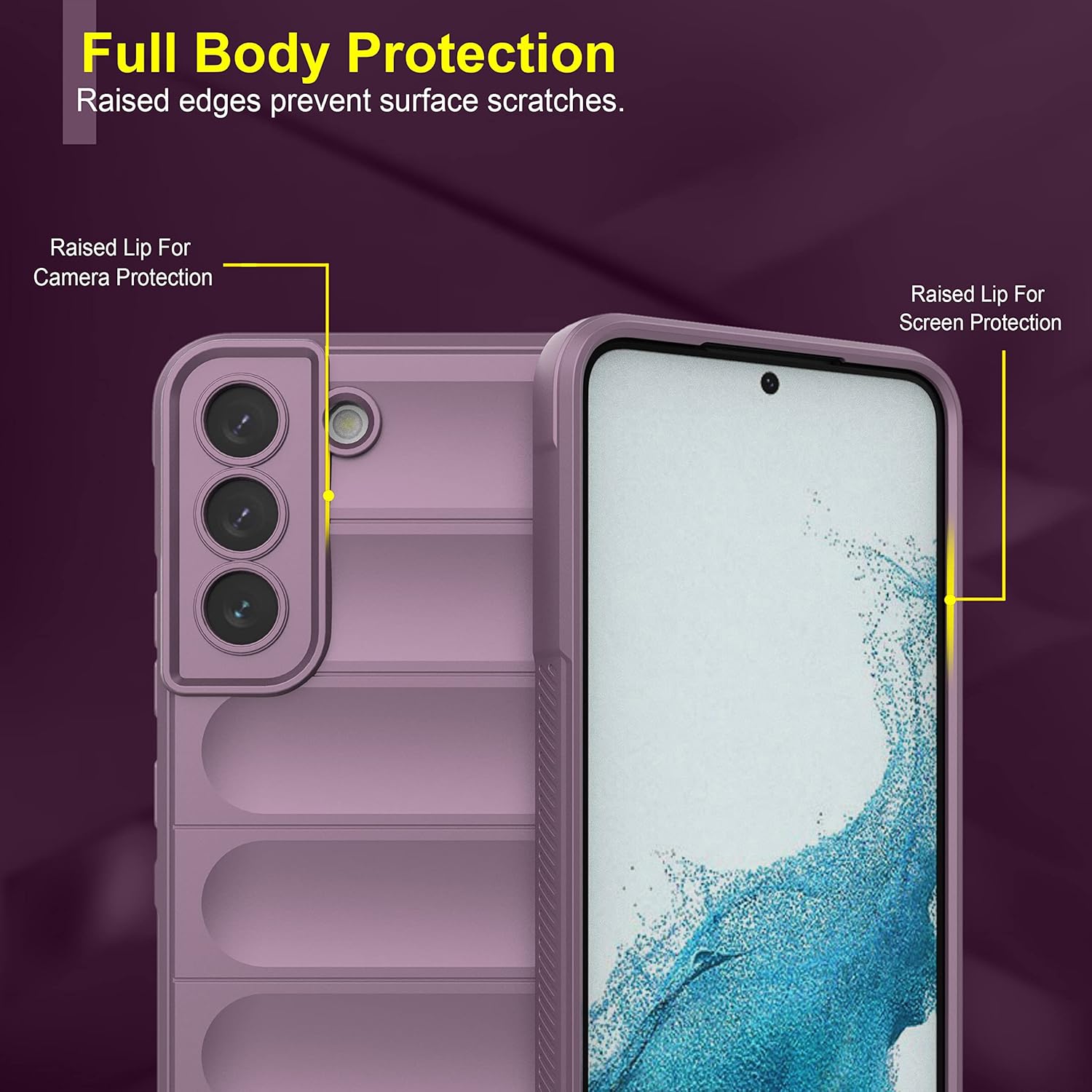 Protect Back Case Cover for Samsung Galaxy S22 5G | Compatible for Samsung Galaxy S22 5G Back Cover | Liquid Silicon Case