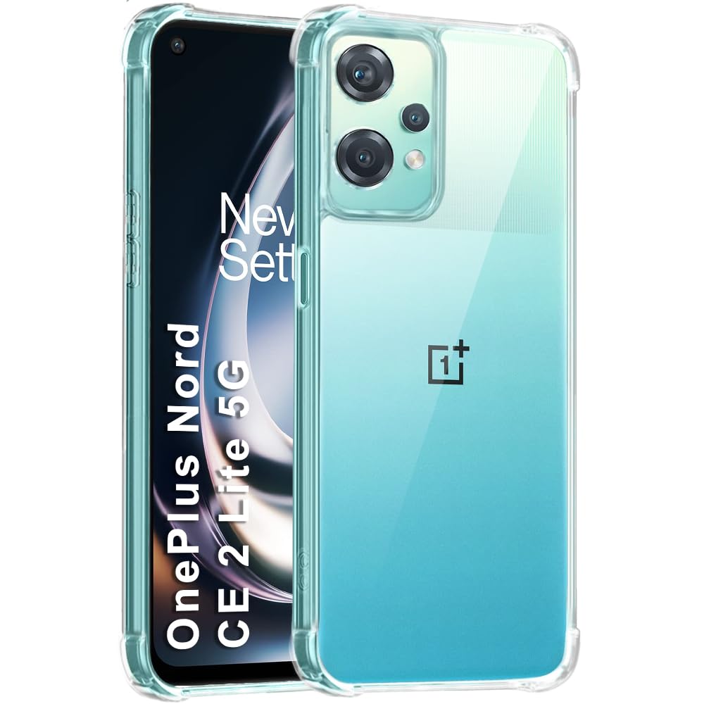 Protect Shockproof Clear Back Cover Case for OnePlus Nord CE 2 Lite 5G | 360 Degree Protection | Hard Transparent Back Cover Case