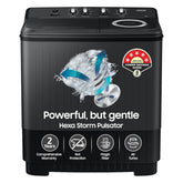 Samsung 9.5 kg, 5 Star, Hexa Storm Pulsator, Semi-Automatic Top Load Washing Machine