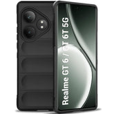 Protect Liquid Silicon Back Cover Case for Realme GT 6 / GT 6T 5G | Shockproof Military Grade Protection | Micro-Fibre Cloth On Inner Side | Anti-Slip Grip Realme GT 6T 5G Back Case