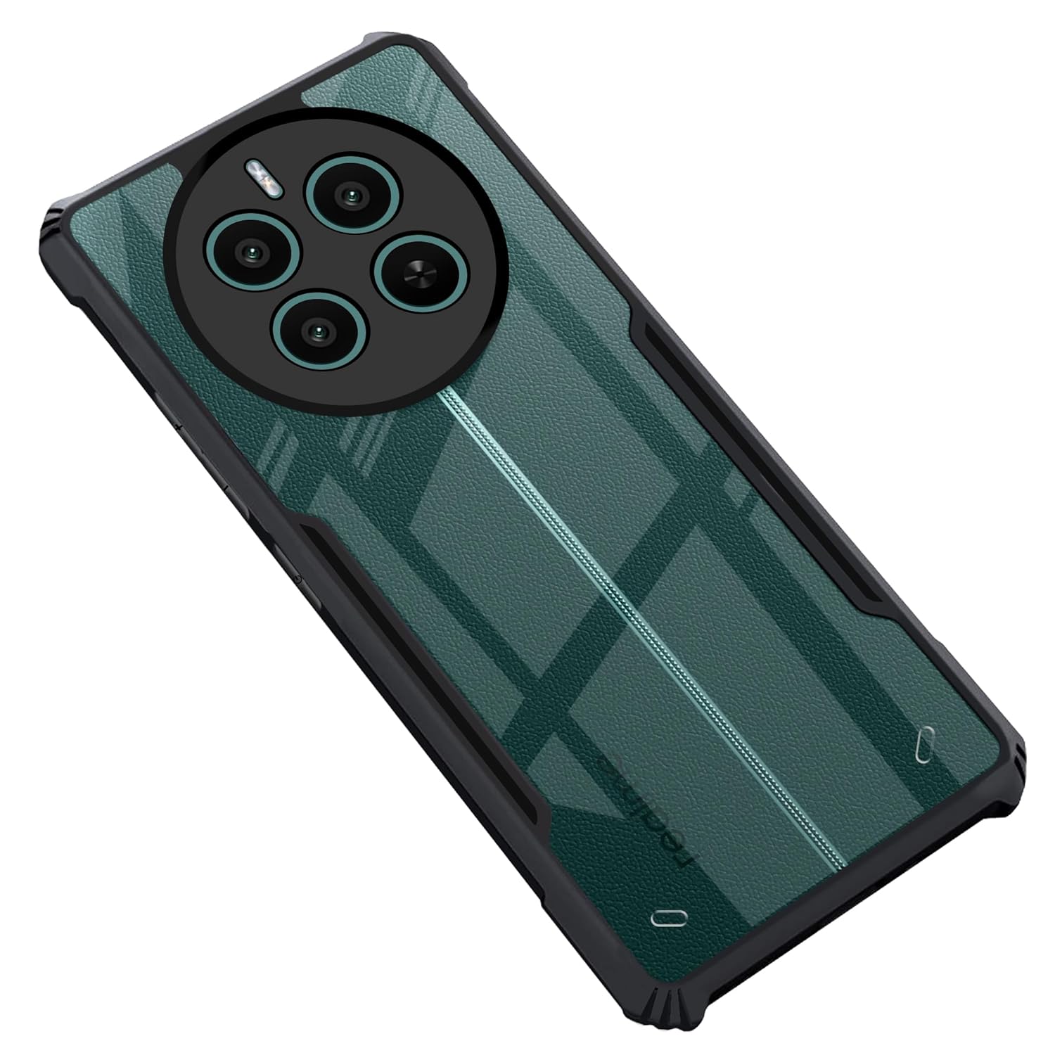 Protect Case for Realme P1 Back Case Cover | Camera Protection Shockproof | Acrylic Crystal Clear 360 Degree Protection