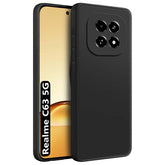 Protect Back Cover for Realme C63 5G | Matte Soft Silicon Flexible | Camera Bump Protection | All Side Shock Proof Rubberised Back Case