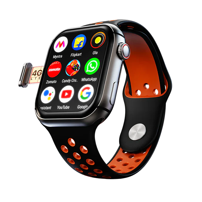 Fire-Boltt Dream WristPhone - 4G SIM/LTE/WiFi, Android OS, Play store unlimited apps, GPS Smartwatch
