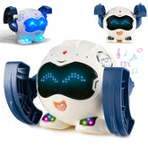Wembley Tumbling Rolling Robot Toy for Kids Baby 2 3 4 5+ Clap to Dance Rotates