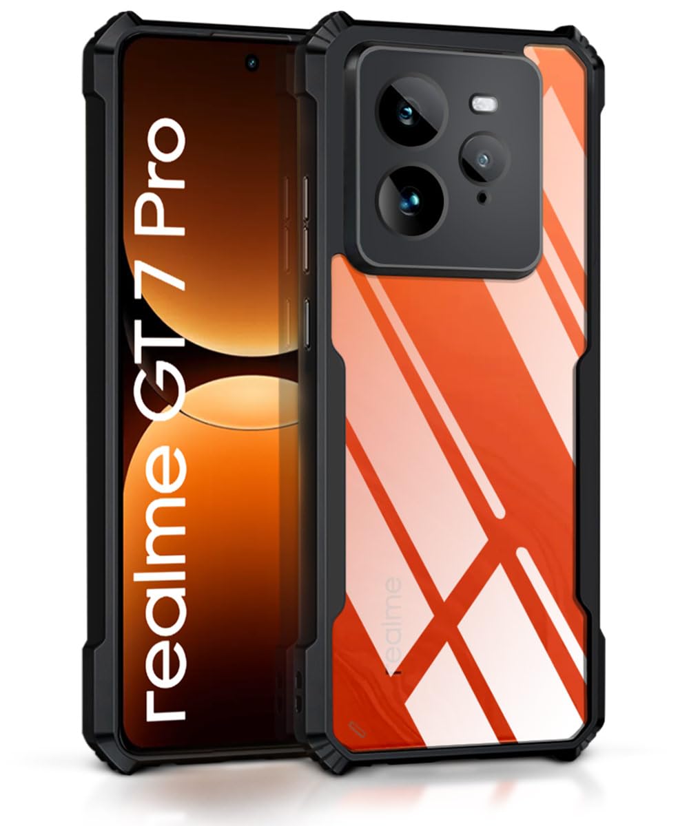 Protect IMAGINE Shock Proof Clear Protective Back Case for Realme GT 7 Pro 5G - AirEDGE Technology | 360 Degree Camera Protection