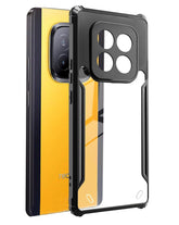 Protect Realme Narzo 70 Turbo 5G Back Cover | Transparent Crystal Clear Hard PC Back Case with TPU Bumper, Drop Protection Case
