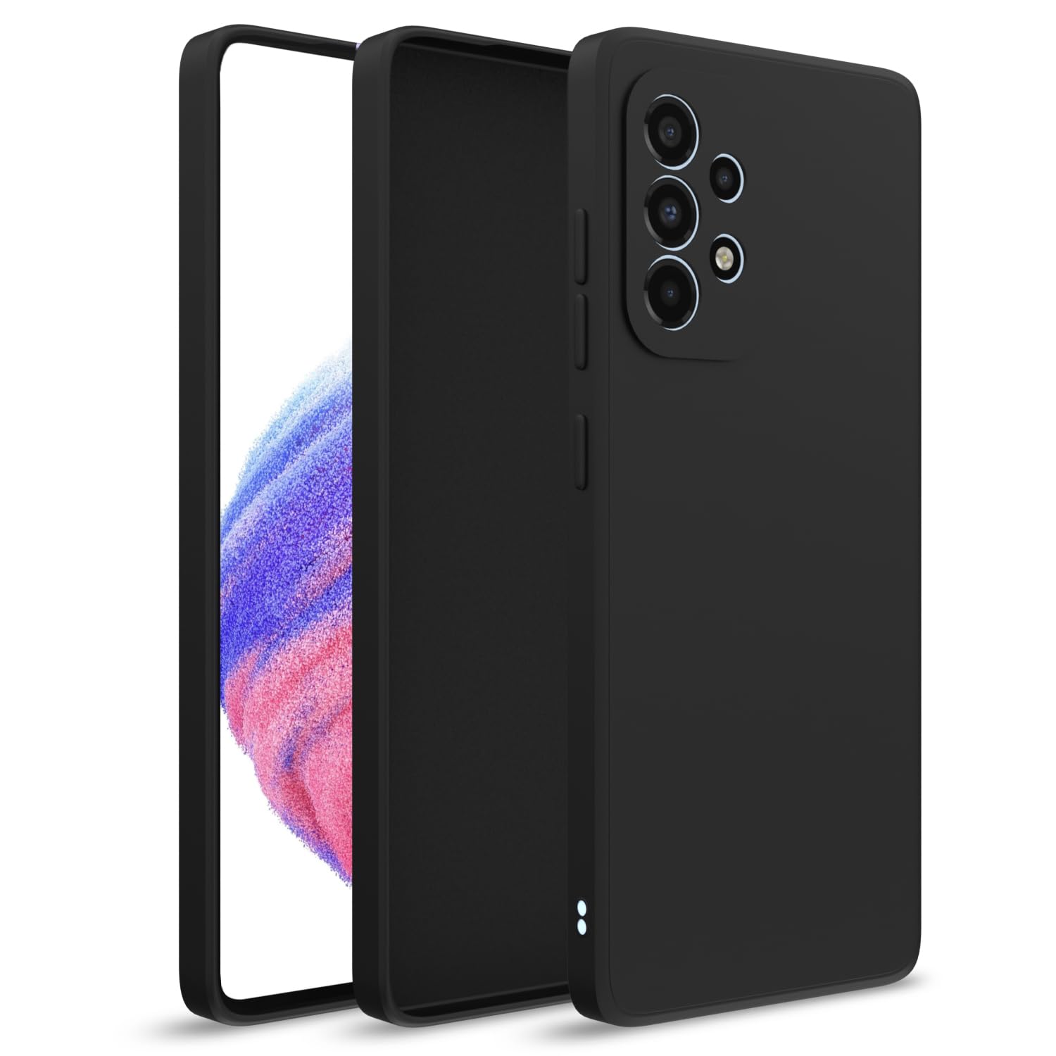 Protect Samsung Galaxy A53 5G Back Cover Soft Matte Liquid Silicone TPU | Camera Protection | Shockproof Slim Back Case for Samsung Galaxy A53 5G
