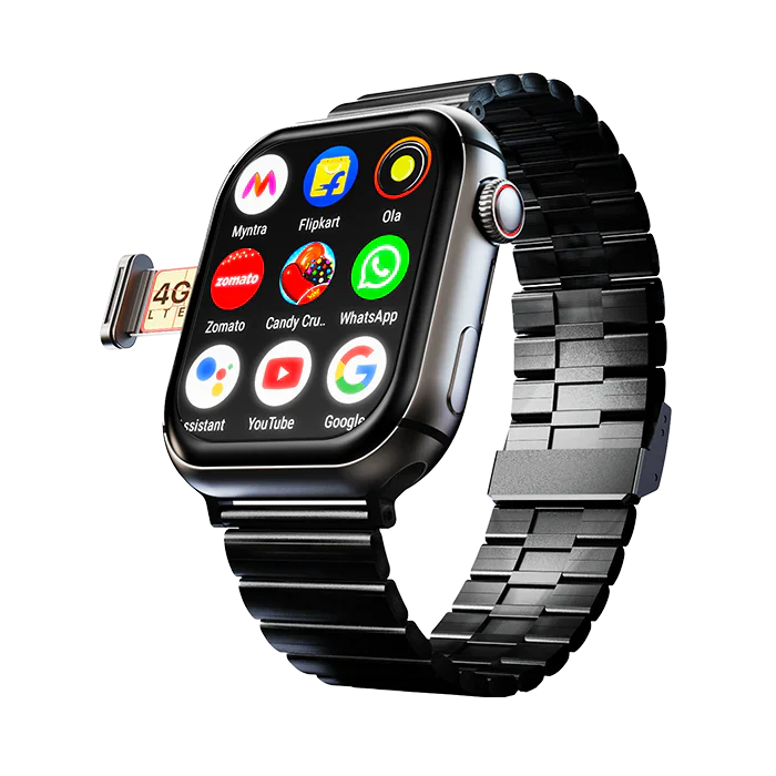 Fire-Boltt Dream WristPhone - 4G SIM/LTE/WiFi, Android OS, Play store unlimited apps, GPS Smartwatch