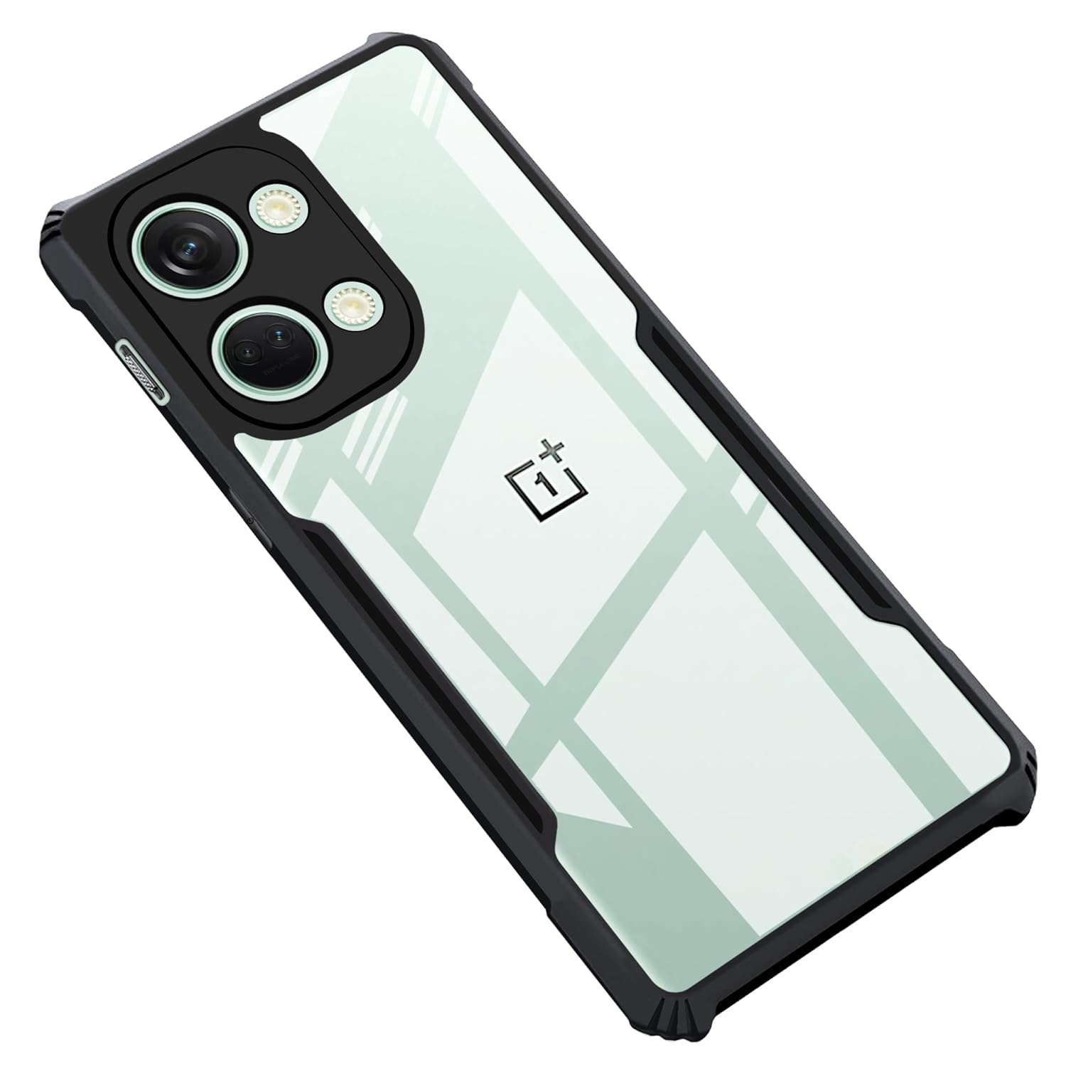 Protect OnePlus Nord 3 (5G) Back Case Cover | Camera Protection Shockproof Bumper-Edge | Acrylic Crystal Clear 360 Degree Protection