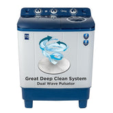 Midea 7 KG Semi Automatic Top Loading Washing Machine