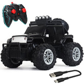 Wembley Monster Truck Remote Control Rc Car Offroad High Speed Racing Car For Kids With 2 Speed And 4 Headlight Modes