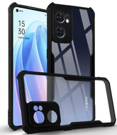 Protect Cover Case for Oppo Reno7 5G | Reno 7 5G (Shockproof with Polycarbonate Clear Panel