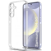 Protect Back Cover Soft Case for Samsung Galaxy S24 5G | Best Camera Protection | Inbuilt Dust Plugs & Anti-Slip Grip | Ultra Clear Slim Back Cover Case