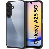Protect Ultra-Hybrid Shockproof Sleek Armor Back Cover Case for Samsung Galaxy A25 5G | 360° Protection | Crystal Clear Hard Back Transparent Cover Case