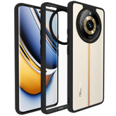 Protect Shockproof Sleek Hybrid Armor Back Cover Case Compatible with Realme 11 Plus